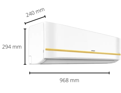 Hitachi 1.5 Ton 3 Star Split Inverter AC - White, Gold  (RSQG318HFEOF/ ESQG318HFEOF/ CSQG318HFEOF/CS318HFEOF, Copper Condenser) - Image 2